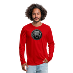 AR MENS PREMIUM LONG SLEEVE T - red