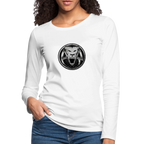 AR WOMENS PREMIUM LONG SLEEVE T - white