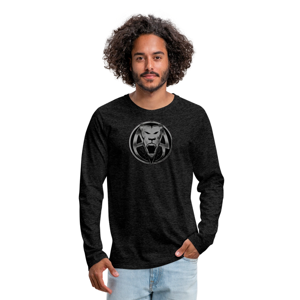 AR MENS PREMIUM LONG SLEEVE T - charcoal grey