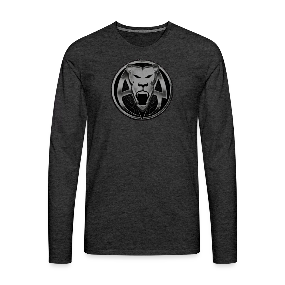 AR MENS PREMIUM LONG SLEEVE T - charcoal grey