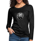 AR WOMENS PREMIUM LONG SLEEVE T - charcoal grey
