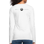 AR WOMENS PREMIUM LONG SLEEVE T - white