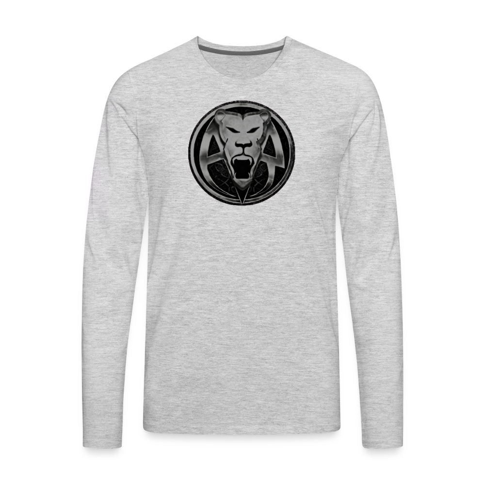 AR MENS PREMIUM LONG SLEEVE T - heather gray