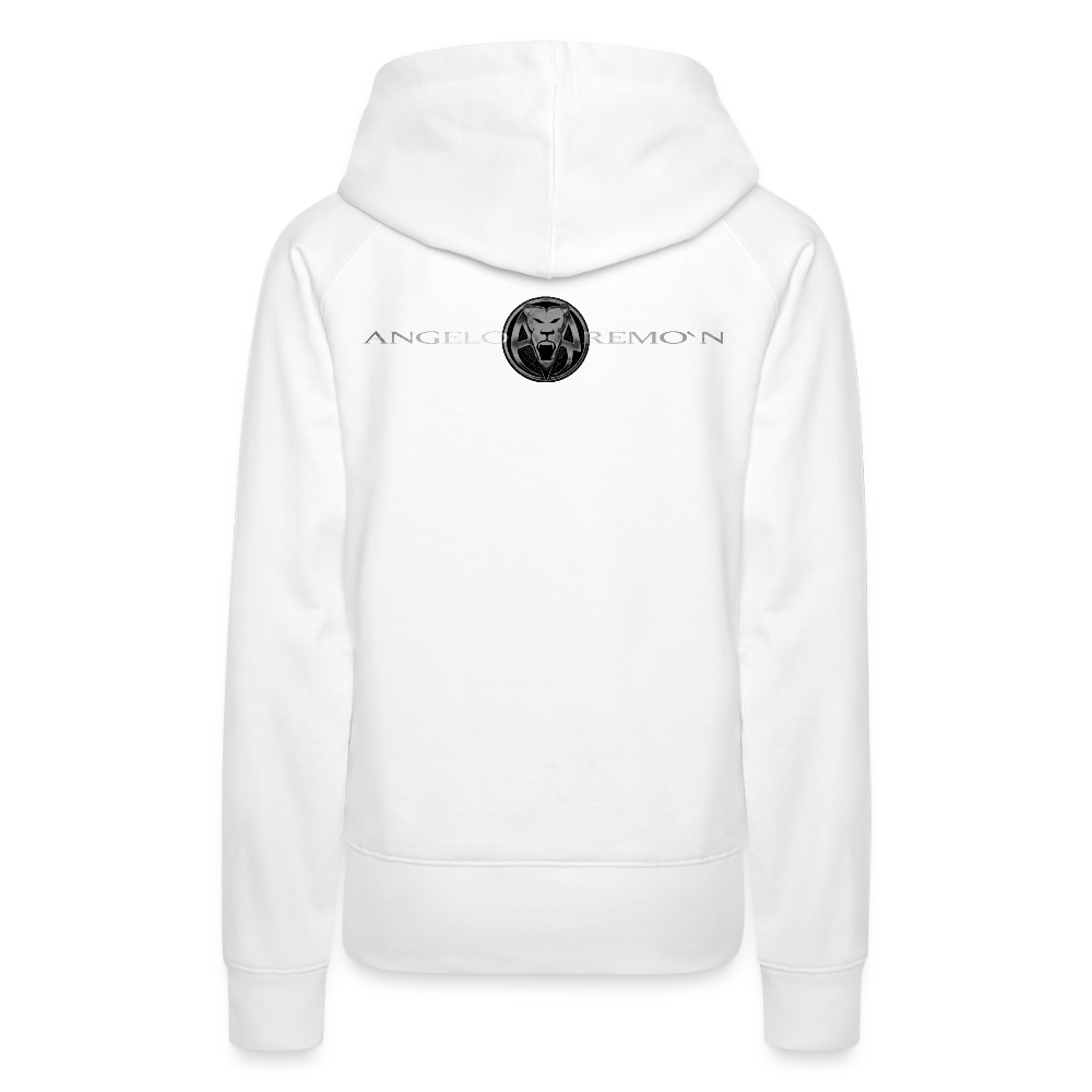 AR WOMENS PREMIUM HOODIE - white