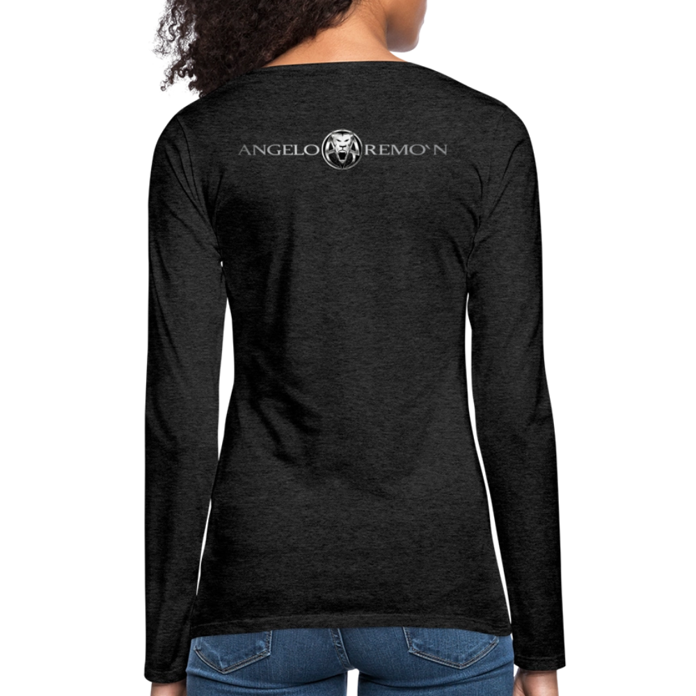 AR WOMENS PREMIUM LONG SLEEVE T - charcoal grey