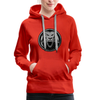 AR WOMENS PREMIUM HOODIE - red
