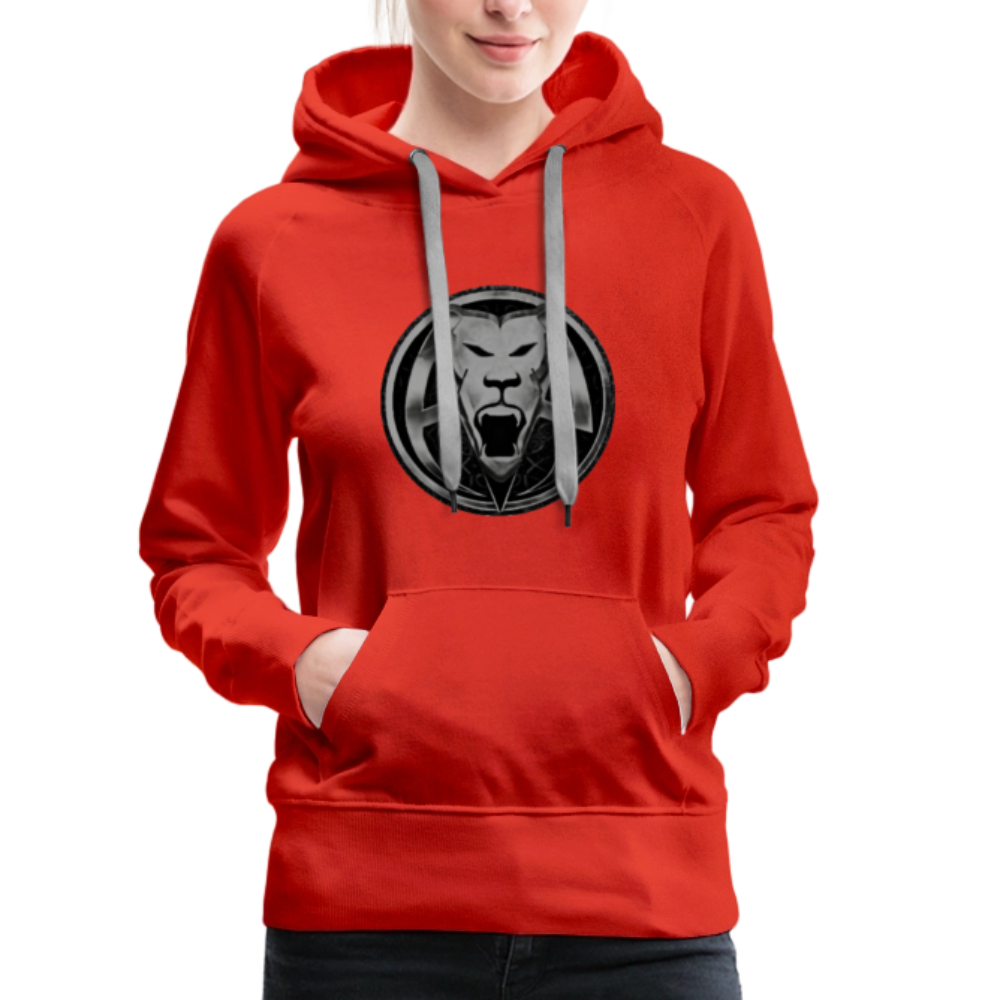 AR WOMENS PREMIUM HOODIE - red
