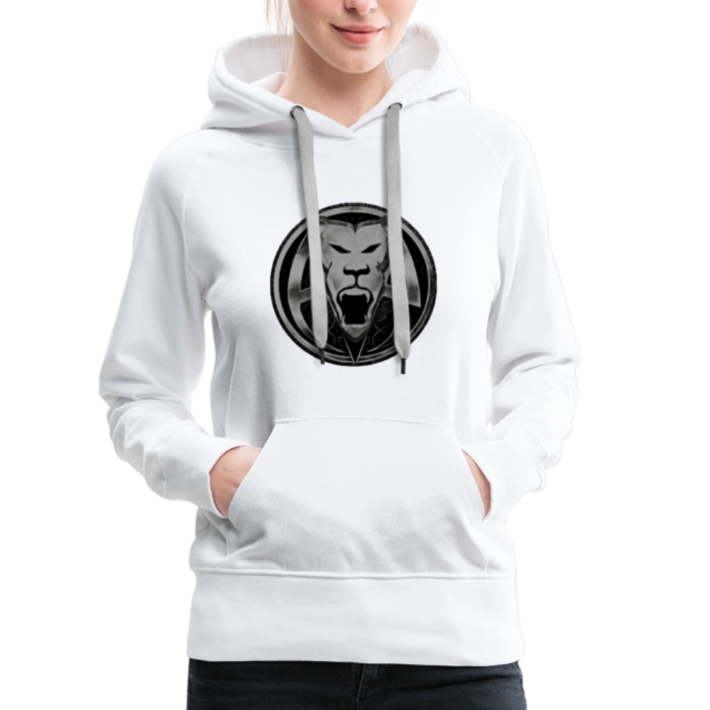 AR WOMENS PREMIUM HOODIE - white