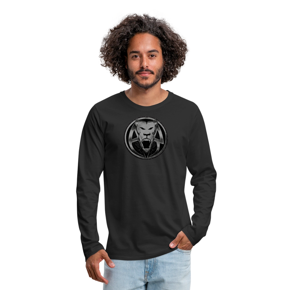 AR MENS PREMIUM LONG SLEEVE T - black