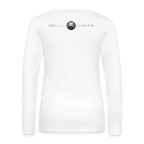 AR WOMENS PREMIUM LONG SLEEVE T - white