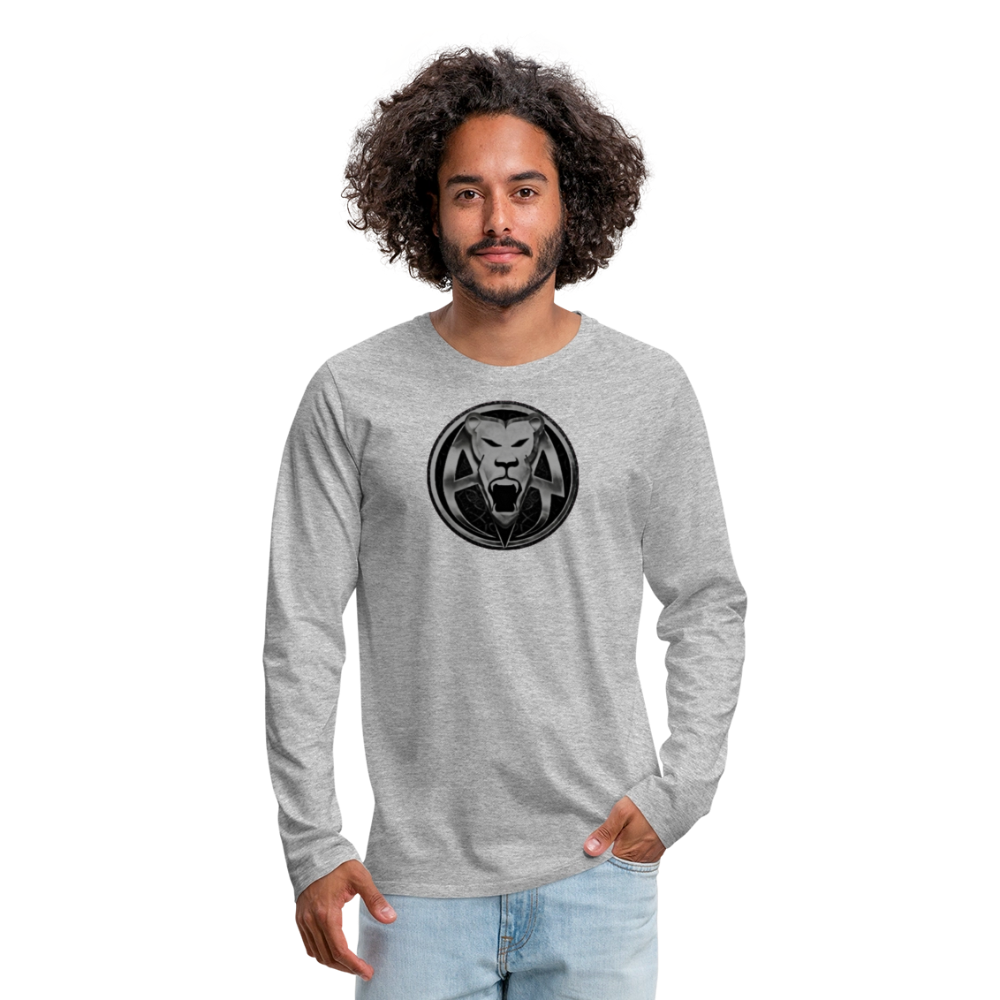 AR MENS PREMIUM LONG SLEEVE T - heather gray