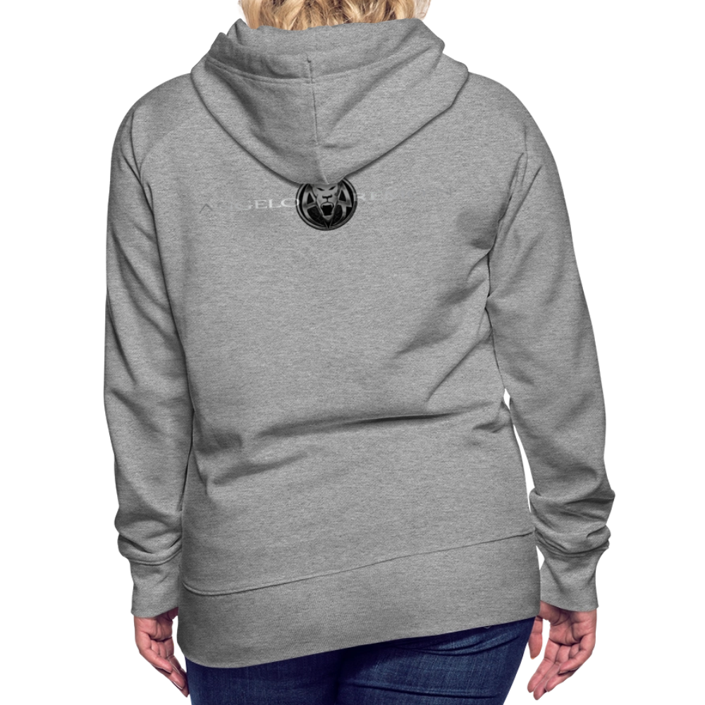 AR WOMENS PREMIUM HOODIE - heather grey