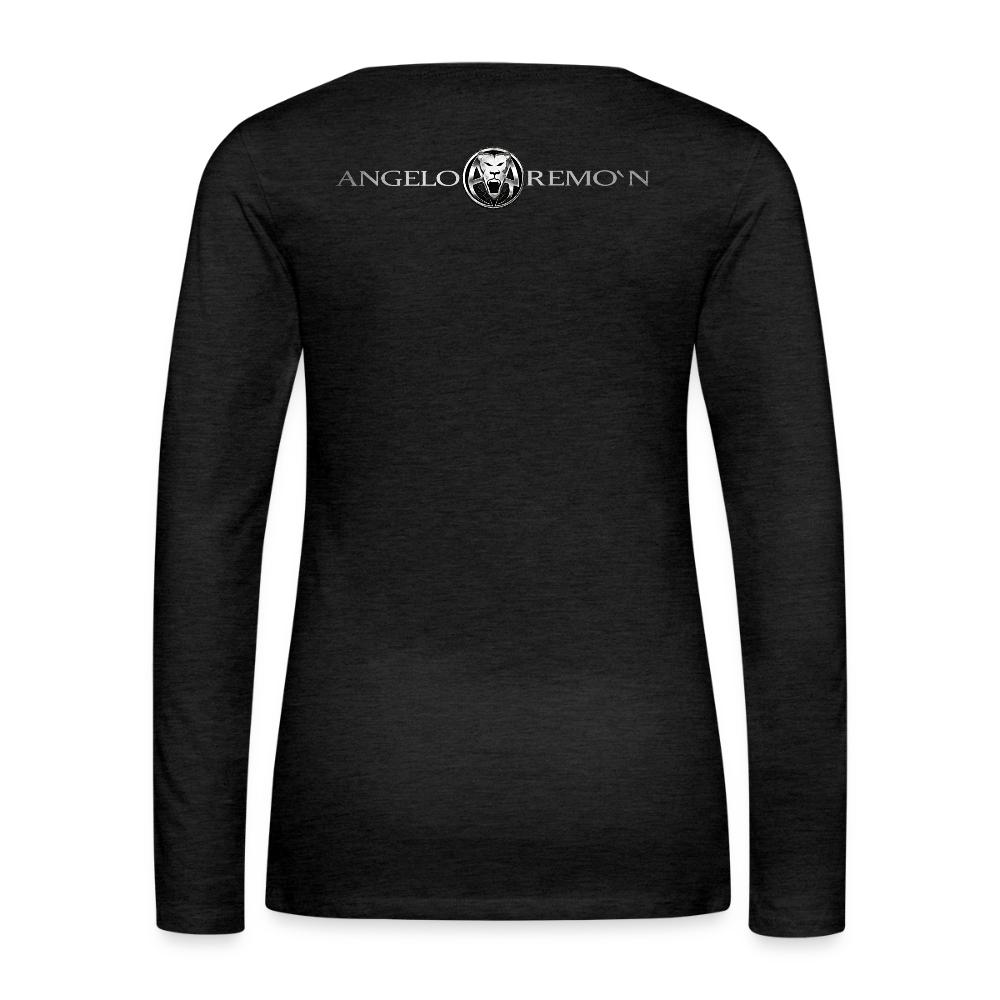 AR WOMENS PREMIUM LONG SLEEVE T - charcoal grey