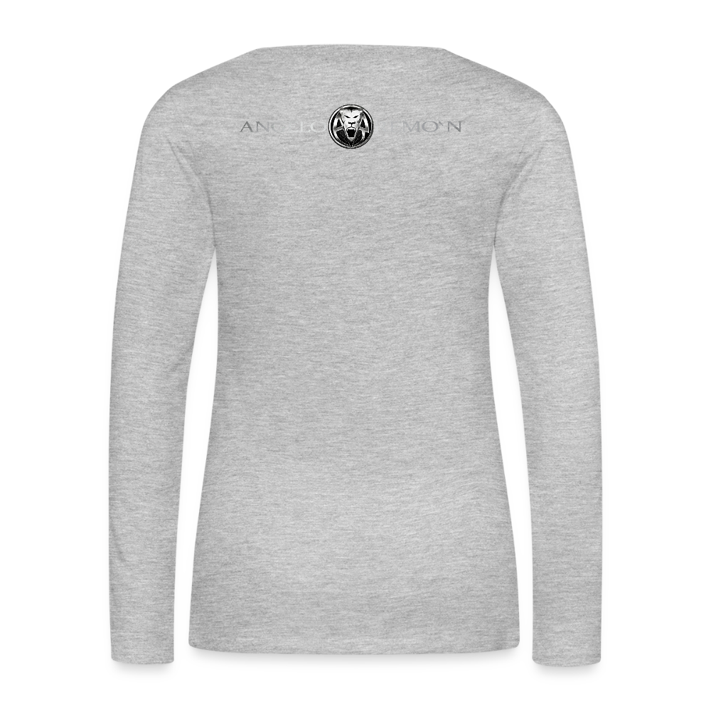AR WOMENS PREMIUM LONG SLEEVE T - heather gray