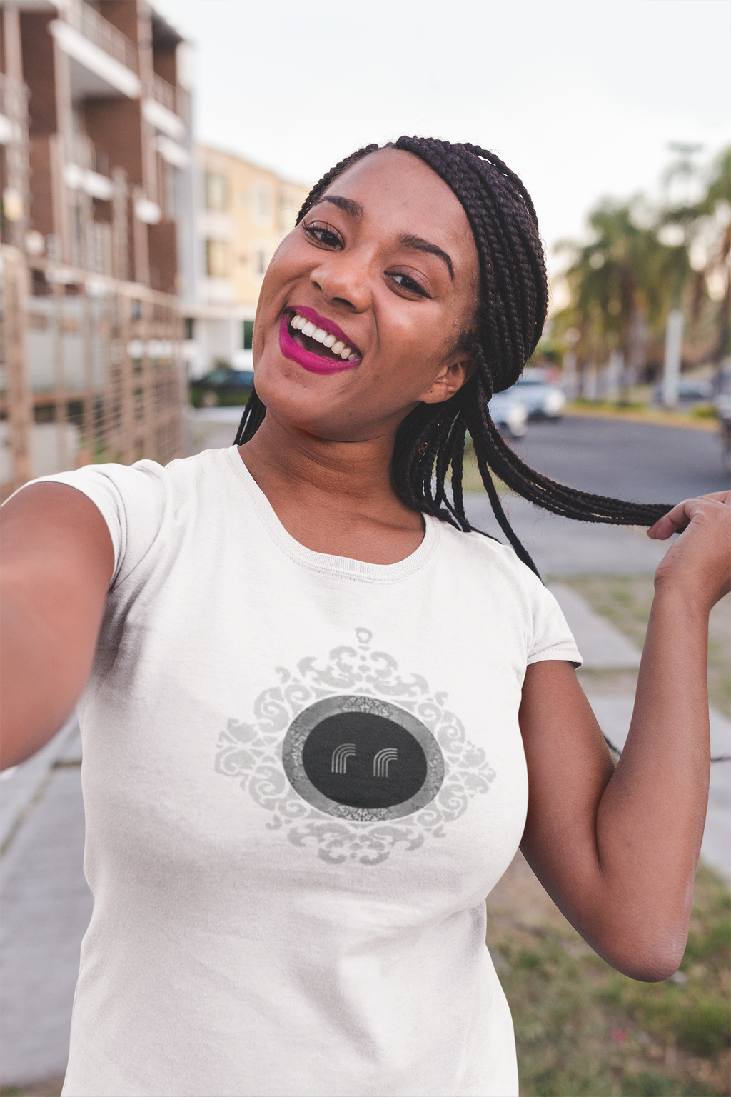 REMO`N & RUSH CREW/WHITE